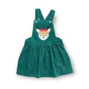 Gymboree | Reindeer Overall Dress